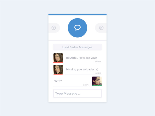 ui elements ui social mini messages input field image free download free chat widget avatar 