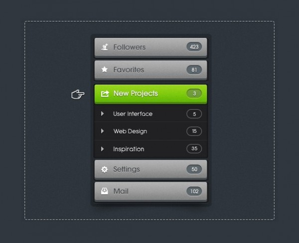 web unique ui elements ui stylish quality psd original new modern menu interface icons iconic hi-res HD grey green fresh free download free elements dropdown download detailed design creative counter clean button black 