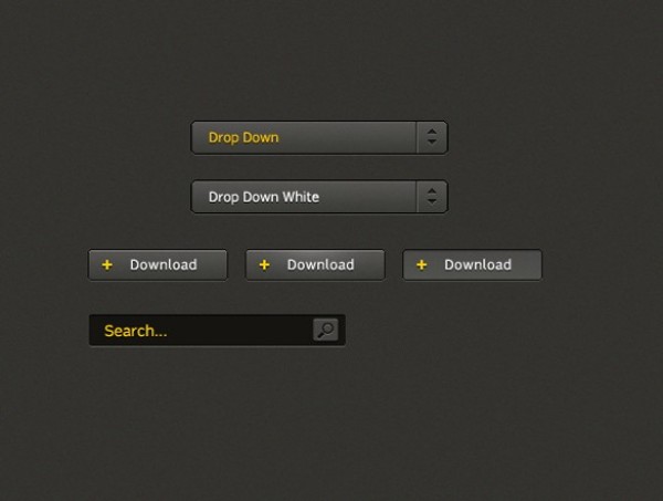 web unique ui elements ui stylish states set search field quality psd original new modern kit interface hi-res HD fresh free download free elements dropdown menu dropdown download detailed design dark creative clean buttons brown 