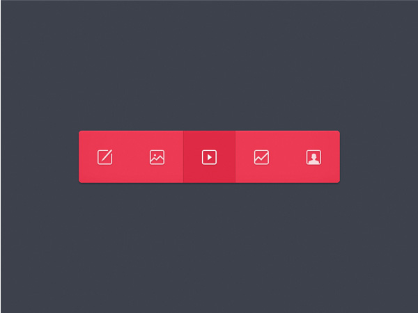 ui elements ui toolbar red mini menu line icon free download free 
