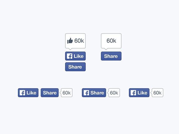 ui elements ui share set free download free facebook share facebook like buttons button 