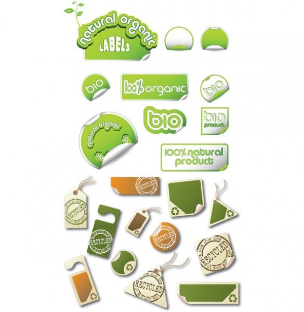 web vector unique ui tags stylish stickers recycle quality original new nature natural labels interface illustrator high quality hi-res HD green graphic go green fresh free download free elements eco download detailed design creative bio 