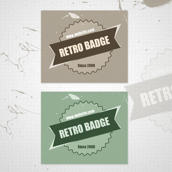 ui elements ui set ribbon retro badge retro free download free flat banners badge 