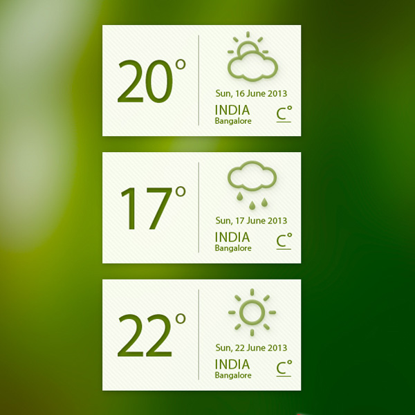 weather widget weather icon ui elements ui temperature green free download free flat weather widget flat city 