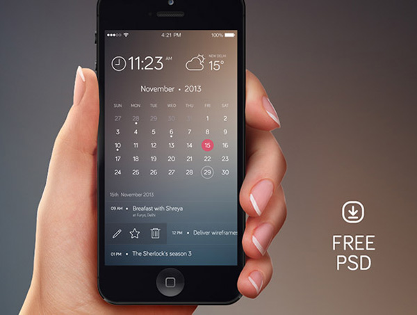 weather widget weather ui elements ui todo list tasks reminder iphone free download free date clock calendar app 