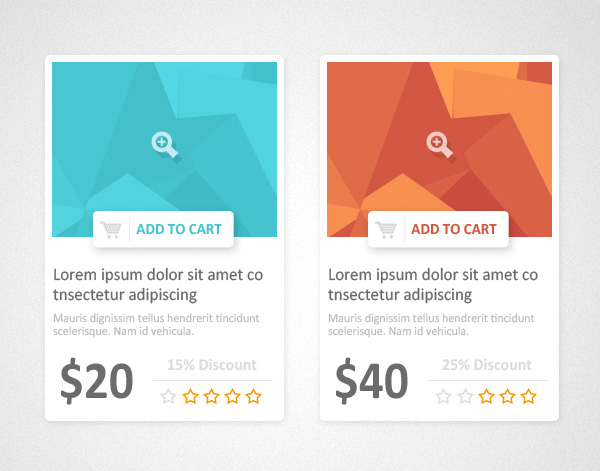 ui elements ui star rating showcase shopping cart product boxes product price free download free flat content box 