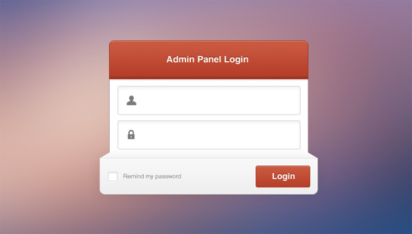 ui elements signin panel orange login form login free download free form field download admin login admin 