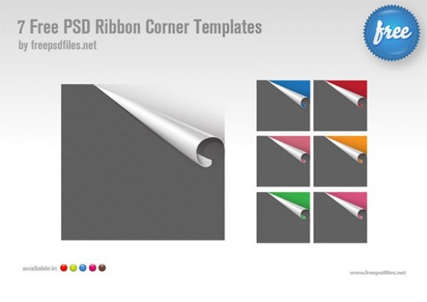 web unique ui elements ui template stylish set ribbon corner quality paper original new modern interface hi-res HD fresh free download free feature elements download detailed design curled corner paper curled corner curled curl creative colors colorful clean 