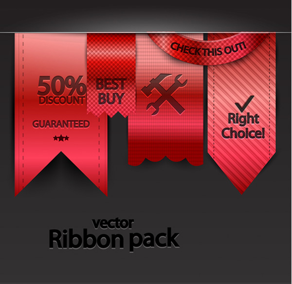 vector tools texture stitching set ribbons red ribbon red hanging ribbon free download free flag best buy 