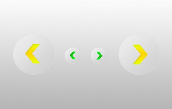 yellow web unique ui elements ui transparent stylish set round quality psd original new modern interface hi-res HD green fresh free download free forward elements download detailed design creative clean buttons back arrow 