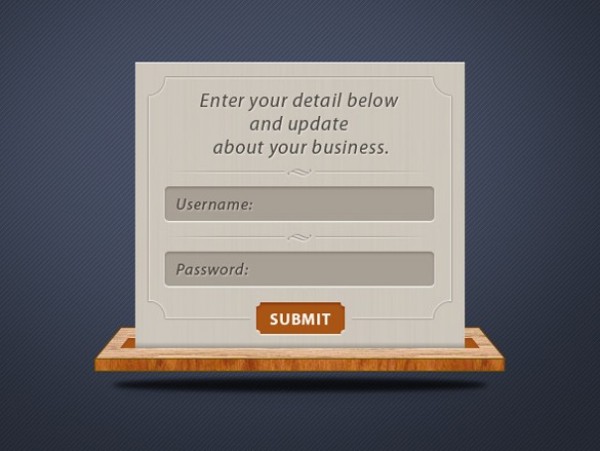 wooden wood web unique ui elements ui ticket submit stylish stand simple quality psd original new modern login form login box interface hi-res HD fresh free standing free download free elements download detailed design creative clean basic 