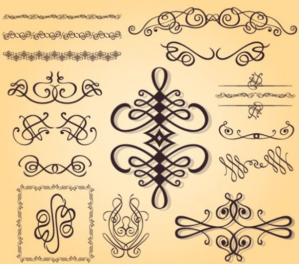 web vintage vector unique ui elements stylish set scrolling quality original new interface illustrator high quality hi-res HD graphic fresh free download free flourish EPS elements download detailed design decorative creative calligraphy 