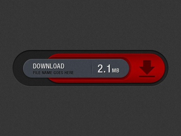 web unique ui elements ui textured stylish red button quality psd original new modern large button interface hi-res HD grey fresh free download free file size elements download button download detailed design creative clean button 