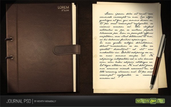 web unique ui elements ui stylish quality psd pen paper original notes notepaper notebook new modern letter leather book leather journal interface hi-res HD fresh free download free elements download detailed design creative clean book 