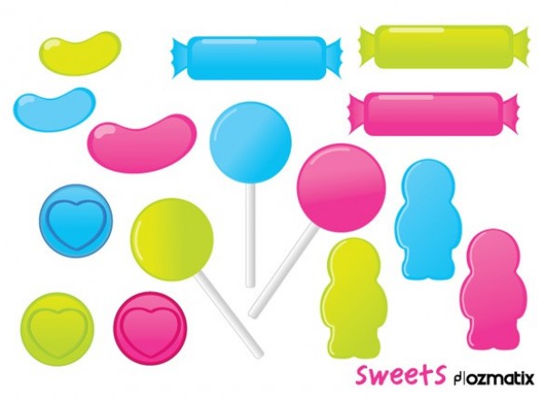 web vector unique ui elements suckers stylish stickers quality original new interface illustrator high quality hi-res HD gummy bears graphic fresh free download free elements download detailed design creative colorful candy shapes candy 