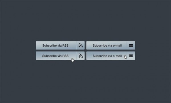 web unique ui elements ui subscribe rss button subscribe mail button Subscribe stylish states set RSS quality original new modern metallic mail interface hi-res HD fresh free download free elements download detailed design creative clean buttons 