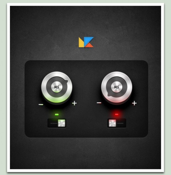 web volume unique ui elements ui toggle stylish set round quality psd original on/off on off switch new modern metal interface hi-res HD fresh free download free elements download detailed design creative control knobs clean aluminum 