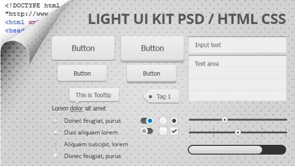 web unique ui set ui kit ui elements ui tooltip toggles tags stylish sliders set quality psd progress bars original new modern light kit interface input fields html hi-res HD fresh free download free elements download detailed design css/html css creative clean check boxes buttons 