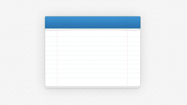 web unique ui elements ui stylish ripped quality psd paper original notes notepad note book new modern list lined notepad lined interface hi-res HD fresh free download free elements download detailed design creative clean blue 
