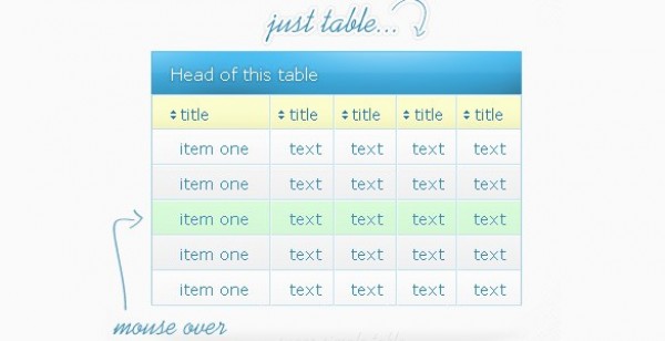 yellow web unique ui elements ui table stylish state simple quality psd original new modern interface hover hi-res HD green fresh free download free elements download detailed design creative comparison table clean blue 