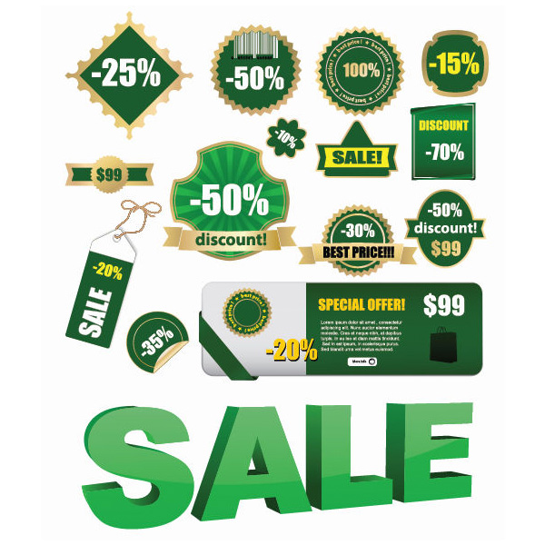 web vector unique ui elements tag stylish stickers set sales tags sale sign sale quality price pack original new labels interface illustrator high quality hi-res HD green graphic fresh free download free EPS elements download discount detailed design creative banner badges 