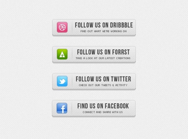 web unique ui elements ui twitter stylish social share buttons social share quality psd original new networking modern interface hi-res HD fresh free download free Forrst Facebook elements dribbble download detailed design creative clean buttons bookmarking 3d  