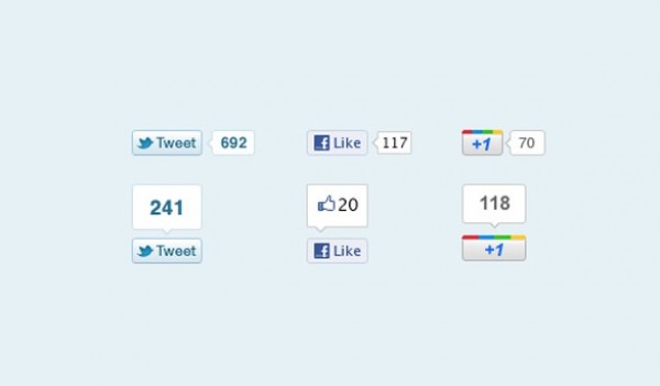 web unique ui elements ui twitter tweet twitter tweet stylish social share buttons social share set quality psd original new modern like button interface hi-res HD google plus one google plus fresh free download free facebook like button Facebook elements download detailed design creative counter clean button +1 