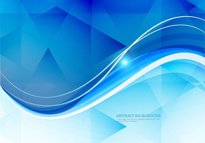 white wave technology stripes shape polygon glowing flowing design copyspace Compositions business blue background abstract 