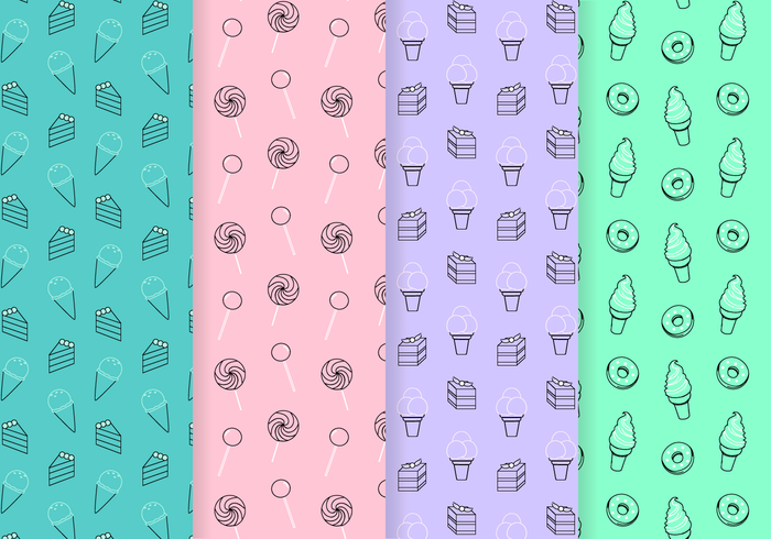 sweets sweet sugar snow cone cup snack seamless pattern seamless pattern menu lollipop icing ice cream food donut Cookie chocolate celebration candy cake slice isolated cake Biscuit birthday background  