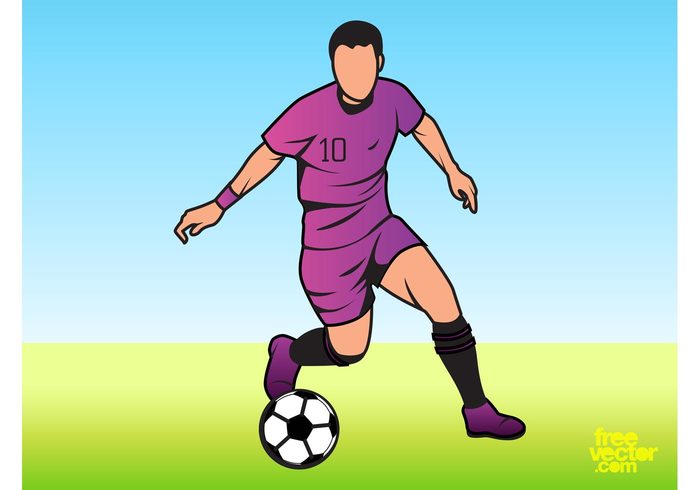 sport soccer run playing player play Number 10 man male kick game Footballer Football boots football cleats cartoon athlete 