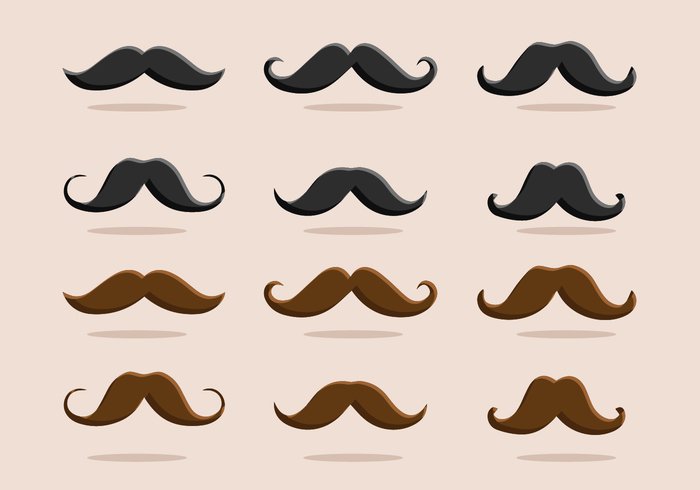 white style retro red old fashioned object mustache movember moustache male large isolated identity hair growth grow ginger fun fake Disguise cutout cut curly curl classic brown big background  