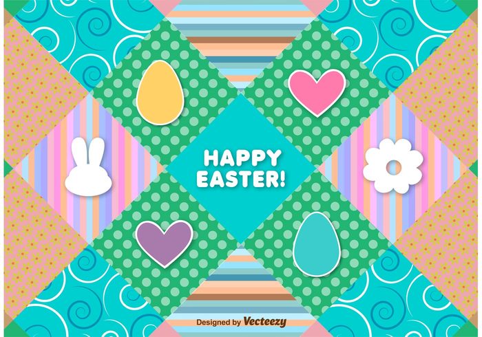 wallpaper vintage texture Textile spring season seamless rabbit pattern holiday happy easter flower floral eggs easter wallpaper easter egg easter background easter cute cartoon background April 