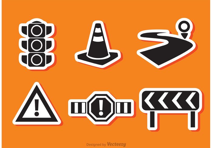 work warning traffic striped street stop security safety plastic orange cone orange obstacle isolated highway Forbidden equipment danger construction Construct cone caution Boundary black barrier attention alert 