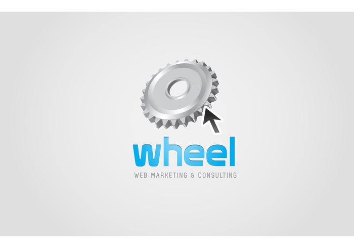 web marketing turn Tooth marketing industry industrial gear cog wheel advertising 