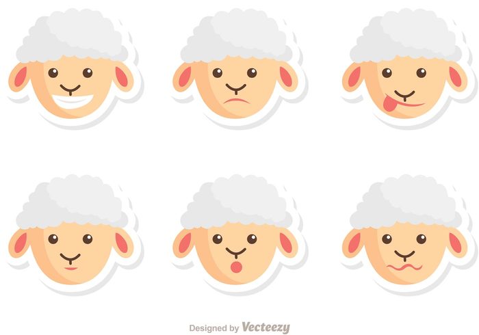 woolly wool sheep isolated sheep face sheep pet mammal Livestock isolated farm Domestic cute country cotton character cattle cartoon sheep cartoon animal agriculture 