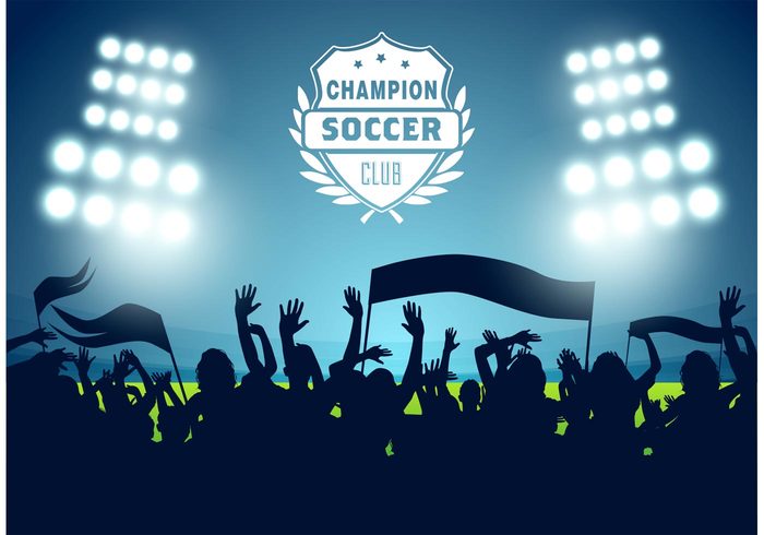 world championship victory vector typography team success star stadium lights stadium spotlight sports background sport soccer background soccer shiny professional poster play night lights illustration illumination glow game football field design competition club life Championship bright background arena american abstract 