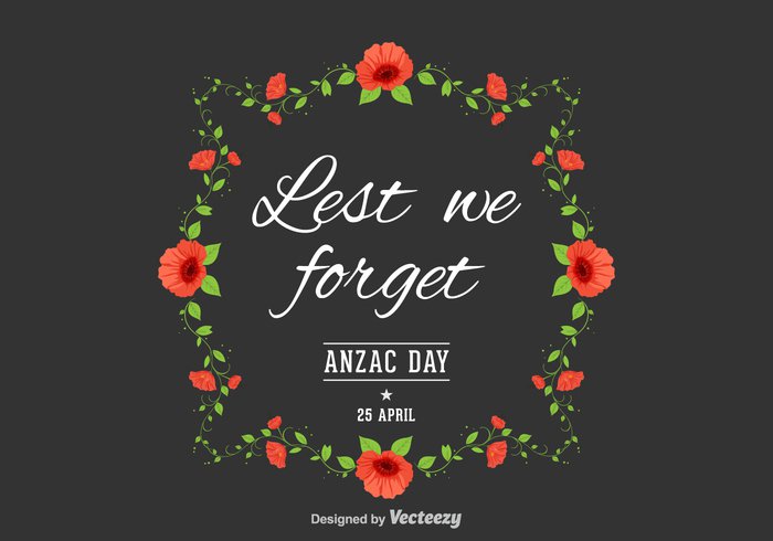 wwi world war veterans vector space soldier remembrance remember red poppy pattern one new memory memorial lest leaves isolated hat forget flower design day concept background Australian Australia army anzac  