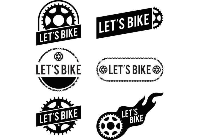 Part Lets Bike gear logo gear chain biking BikeSprocket biker bike sprocket bike logos bike logo bike label bike gear bike badge bike bicycle badge 