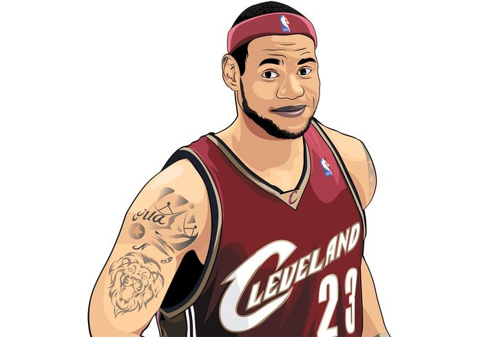 sports sport portrait NBA lebron james lebron james famous Cleveland Cavaliers Cleveland celebrity Cavaliers basketball player basketball Athletic athlete 