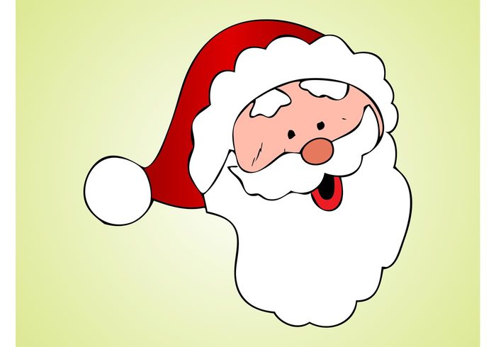 traditional sticker Smile santa claus Laugh icon holiday happy festive comic christmas character 