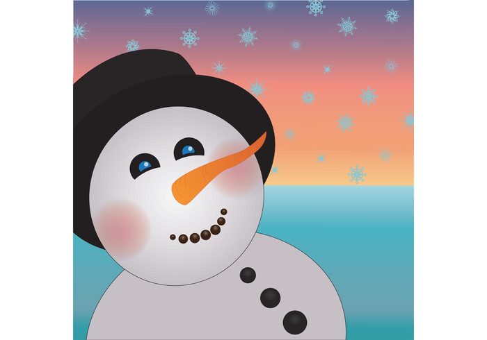 xmas wishes Snowman vector new year holidays greeting funny city christmas celebration card 