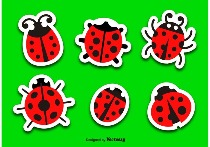 wing wildlife tiny summer sticker spring small nature ladybug ladybird lady bug lady isolated insect icon garden fly drawing cute critter Crawl clip art cartoon bug beetle antenna animal 