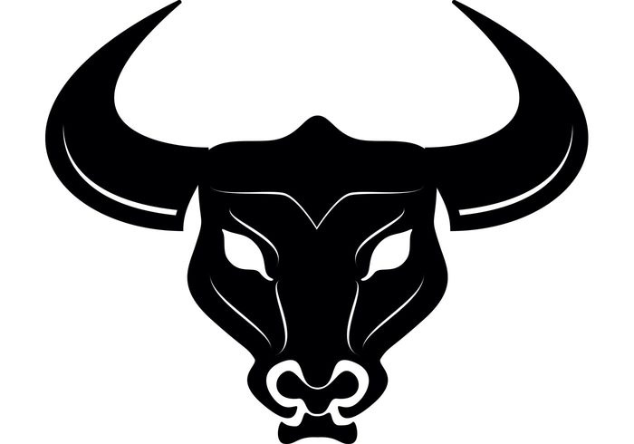 horn head bull animal 