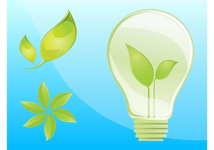 shiny Responsible plants pictogram organic nature logos light bulb green energy flower floral environmental electricity ecology eco 