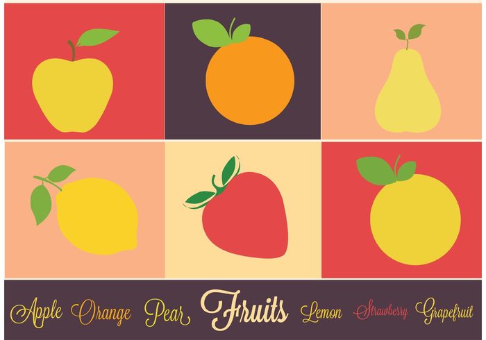sweet strawberry snack pear orange lemon garden fruits fruit icon fruit fresh food icon food cooking Berry apple 