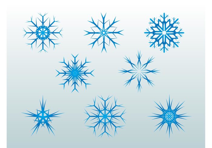 xmas winter snowing Snowflake vector snow holidays frosty frost festive cold christmas blue 