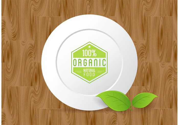 wooden wood table top wood white plate vegetarian vegan table top quality promotion product premium paper plate paper Organic food organic nature natural market lunch logo leaf label Ingredient Healthy health green fresh farm fresh environment emblem ecology ecological eco dinner table setting dinner table dinner bio 