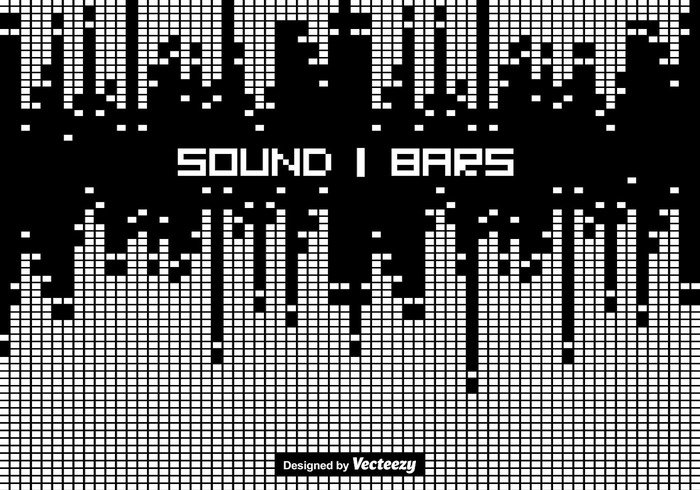 weaveform wave volume vol voice technology stereo Soundwave sound bars sound record radio pulse pixel pictogram music melody frequency equalizer DJ digital Beat bar background audio amplifier 
