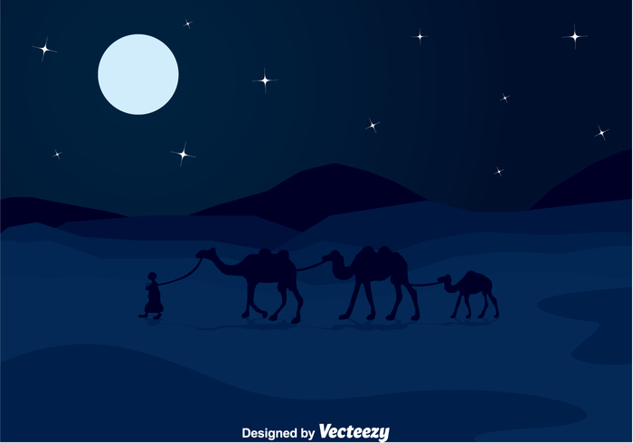 star sky silhouette night moon landscape dessert camel background arabian nights arabian arab animal 