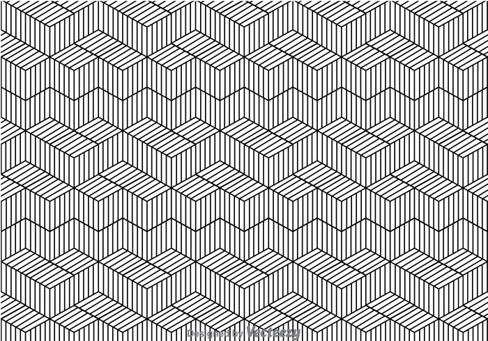 white wallpaper volume symmetric shape seamless repeat pattern geometric decoration curve black and white patterns black and white pattern black background  